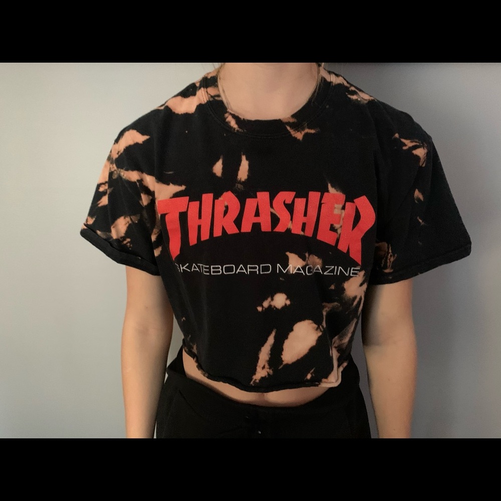 DIY Thrasher Crop Tee!